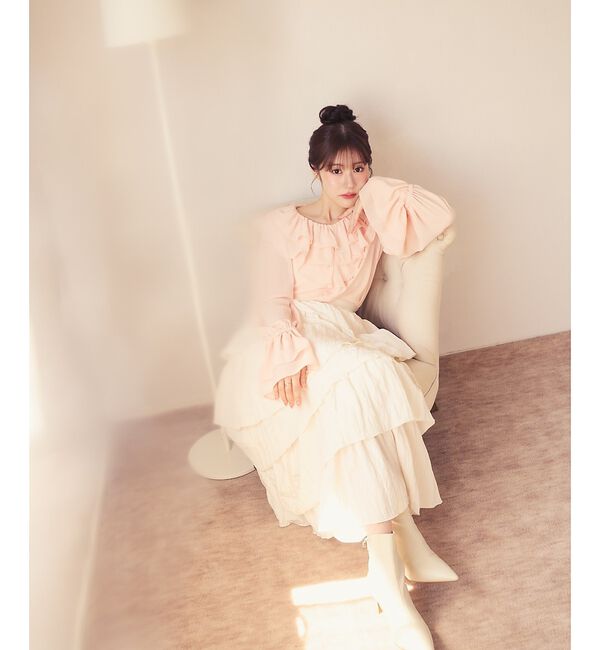 SELFIST「【加藤美南さんコラボ】ラッフルブラウス」|シャツ・ブラウス|
