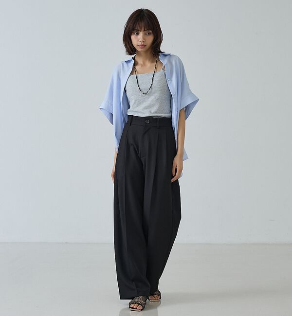 abahouse mavie「タックワイドスラックス」|その他|