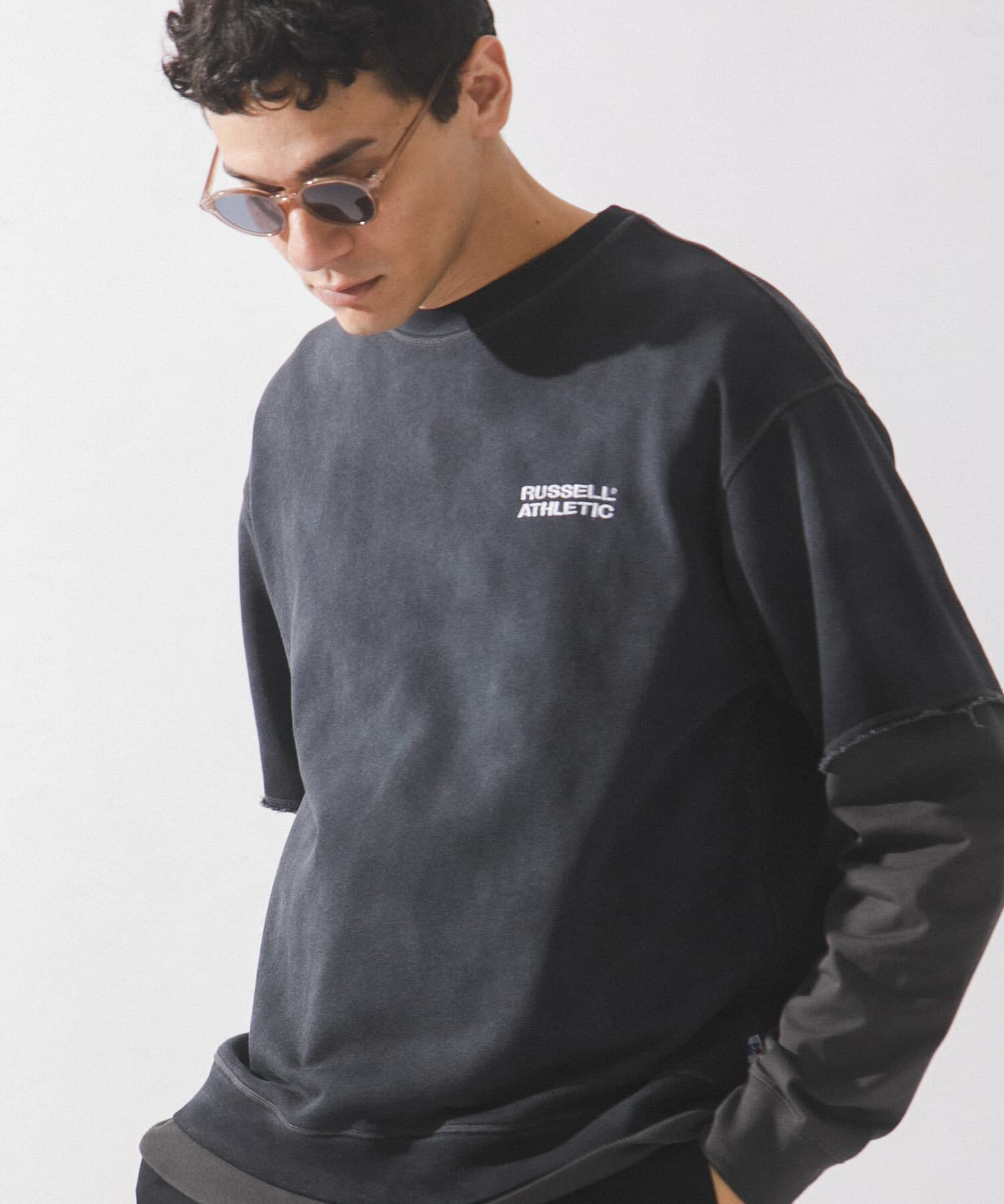 Sonny Label 「『別注』RUSSELL ATHLETIC&times;SonnyLabel　ショートスリーブスウェットTシャツ」|Tシャツ・カットソー|
