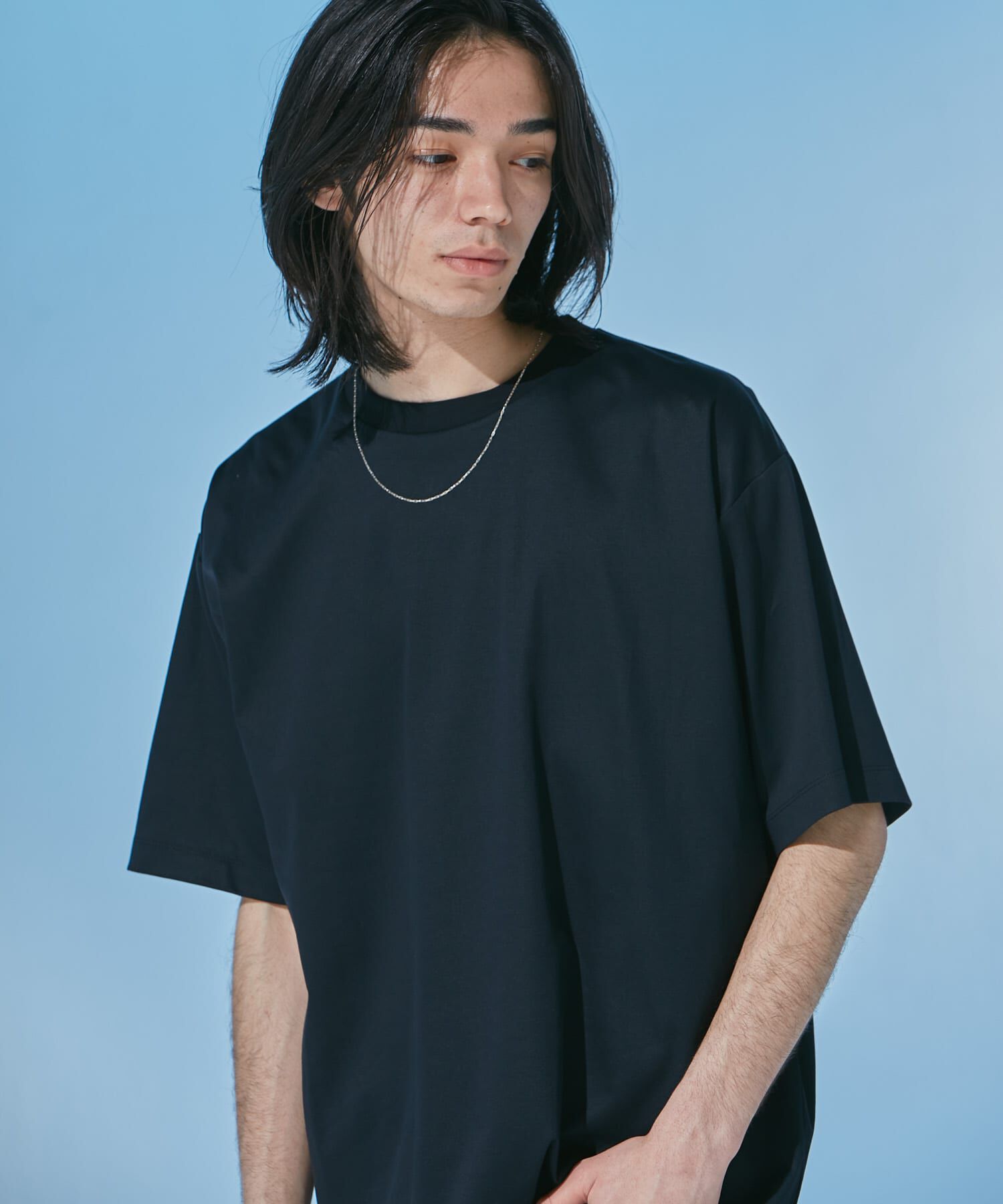 URBAN RESEARCH DOORS「『仁村紗和さん着用』『UR TECH』 サマシェア クルーネックTシャツ」|Tシャツ・カットソー|
