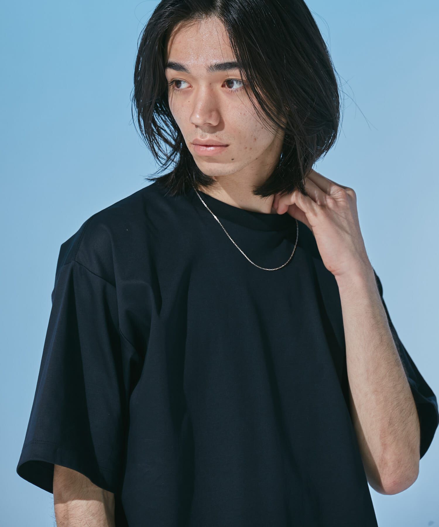 URBAN RESEARCH DOORS「『仁村紗和さん着用』『UR TECH』 サマシェア クルーネックTシャツ」|Tシャツ・カットソー|