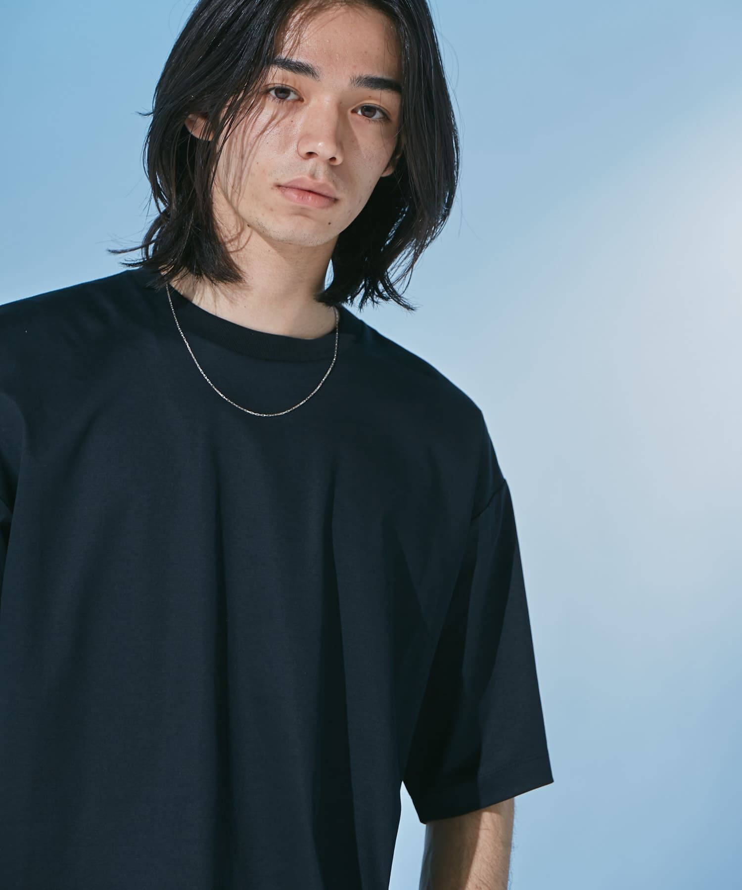 URBAN RESEARCH DOORS「『仁村紗和さん着用』『UR TECH』 サマシェア クルーネックTシャツ」|Tシャツ・カットソー|