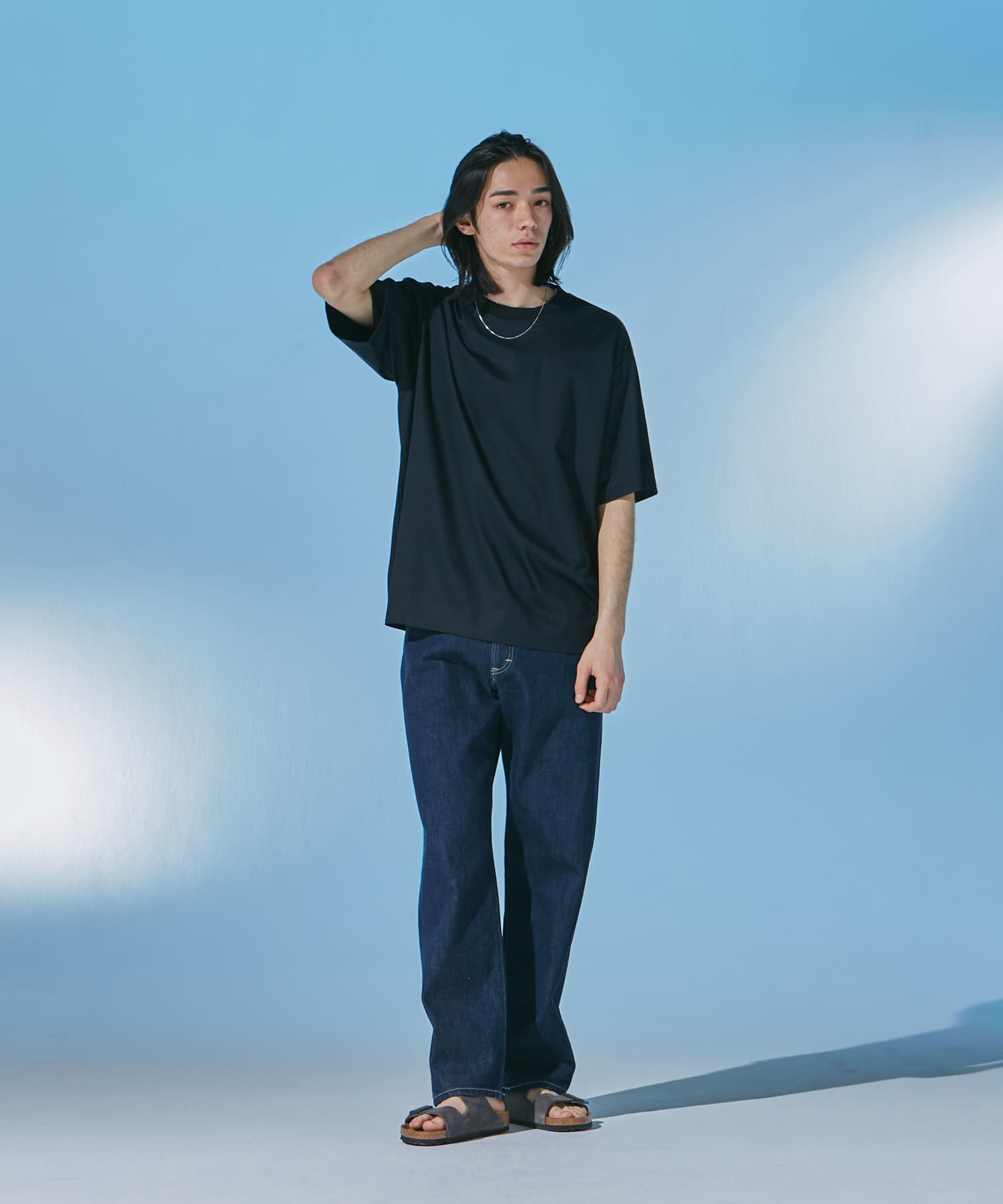 URBAN RESEARCH DOORS「『仁村紗和さん着用』『UR TECH』 サマシェア クルーネックTシャツ」|Tシャツ・カットソー|