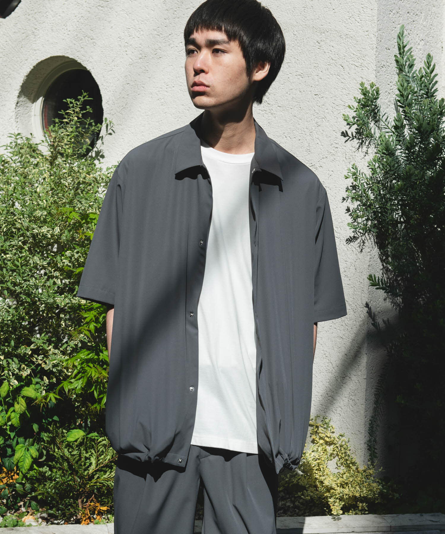 URBAN RESEARCH DOORS「『仁村紗和さん着用』『UR TECH』ｻﾏｼｪｱ ｼｮｰﾄｽﾘｰﾌﾞｼｬﾂｶ  」|カーディガン|