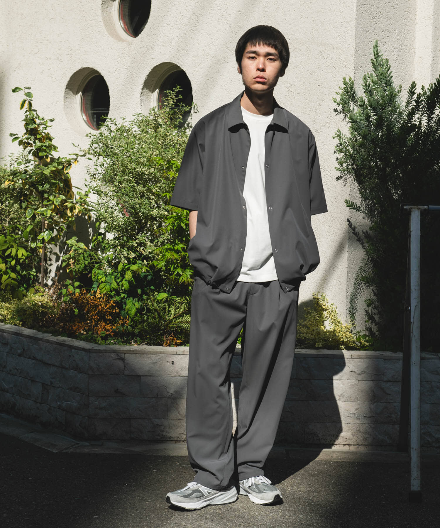 URBAN RESEARCH DOORS「『仁村紗和さん着用』『UR TECH』ｻﾏｼｪｱ ｼｮｰﾄｽﾘｰﾌﾞｼｬﾂｶ  」|カーディガン|