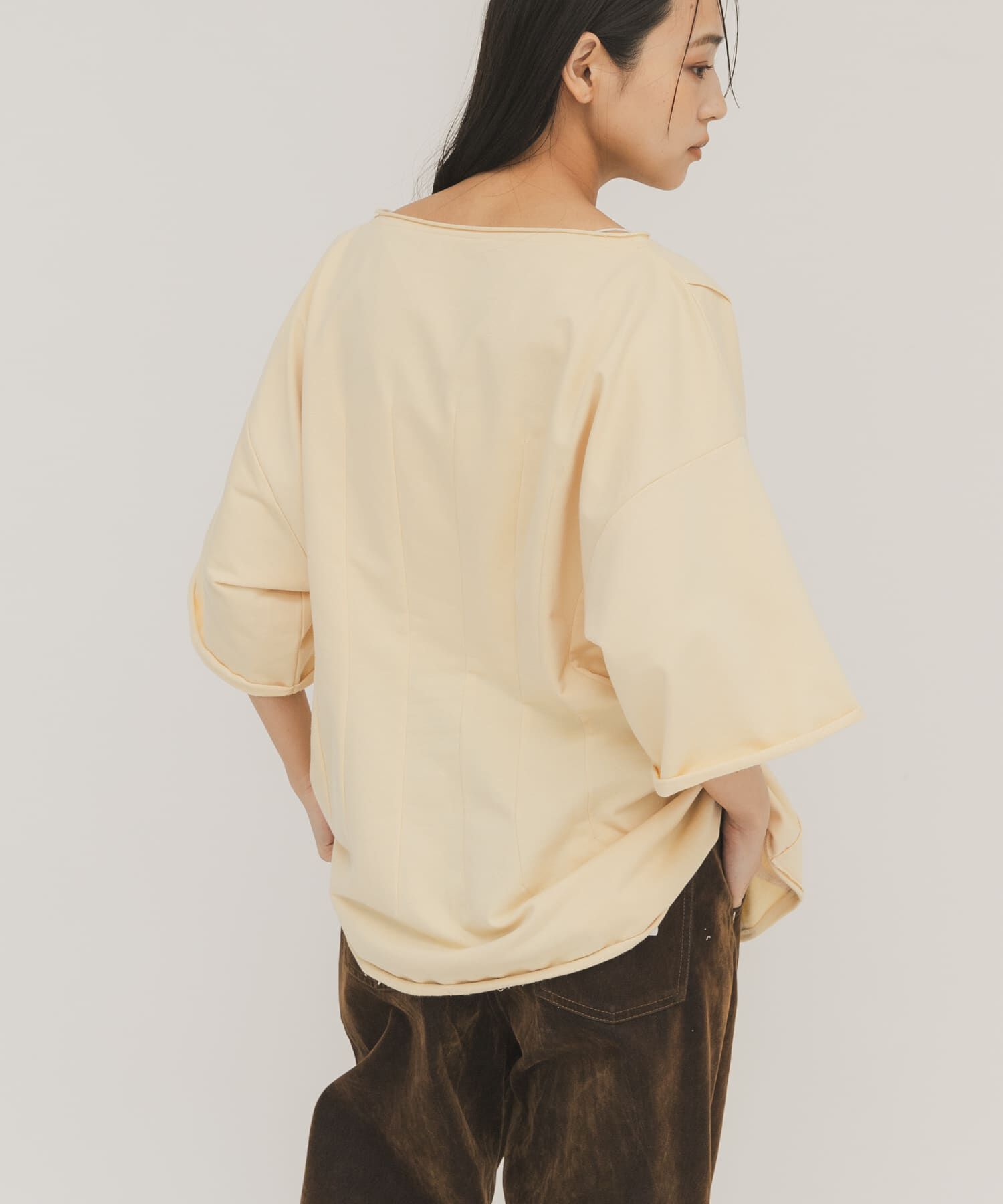 「ピンタックフォトプリントTEE」|Tシャツ・カットソー|
