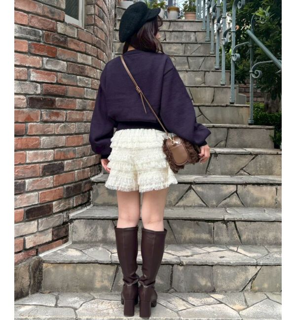  「リボン付きくまちゃんニット」|ニット・セーター|