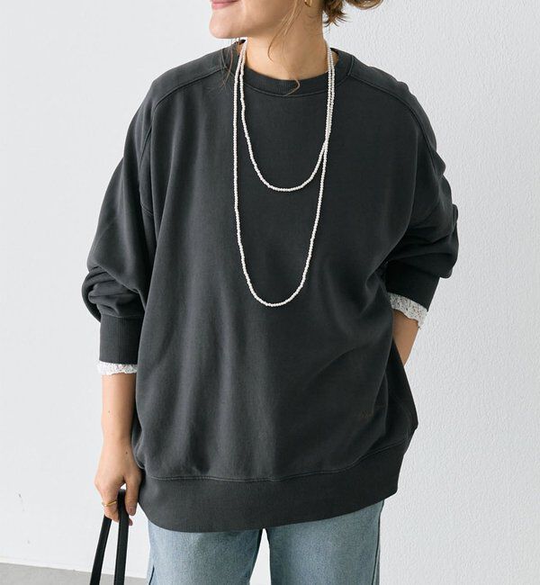  「【WEB限定】裏毛チュニックスウェット」|プルオーバー|スミクロ