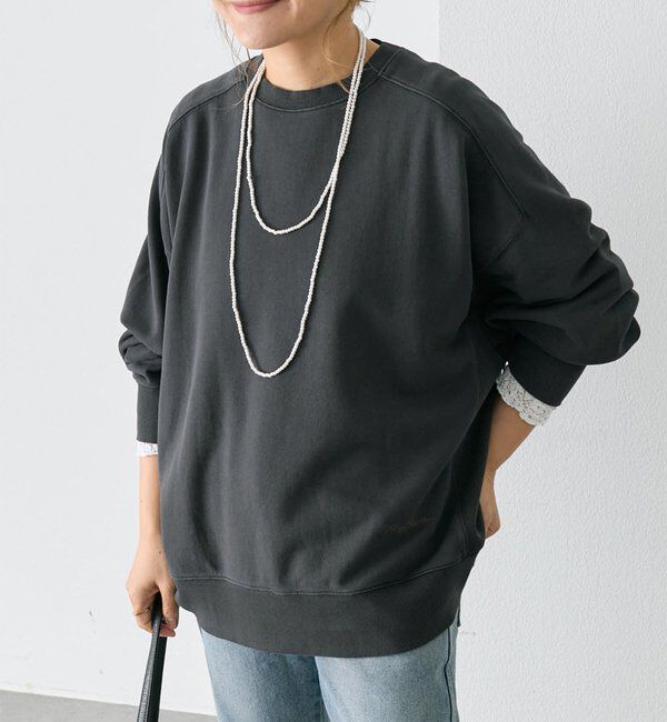  「【WEB限定】裏毛チュニックスウェット」|プルオーバー|