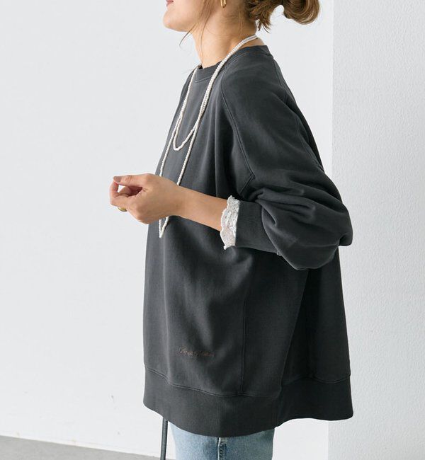  「【WEB限定】裏毛チュニックスウェット」|プルオーバー|