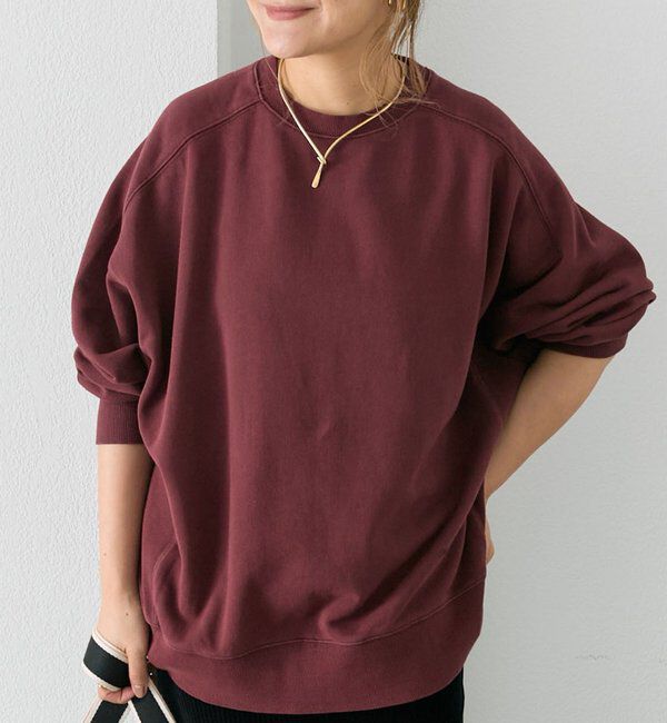  「【WEB限定】裏毛チュニックスウェット」|プルオーバー|