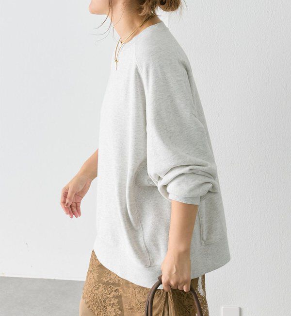  「【WEB限定】裏毛チュニックスウェット」|プルオーバー|