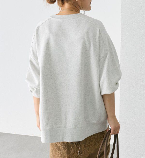  「【WEB限定】裏毛チュニックスウェット」|プルオーバー|