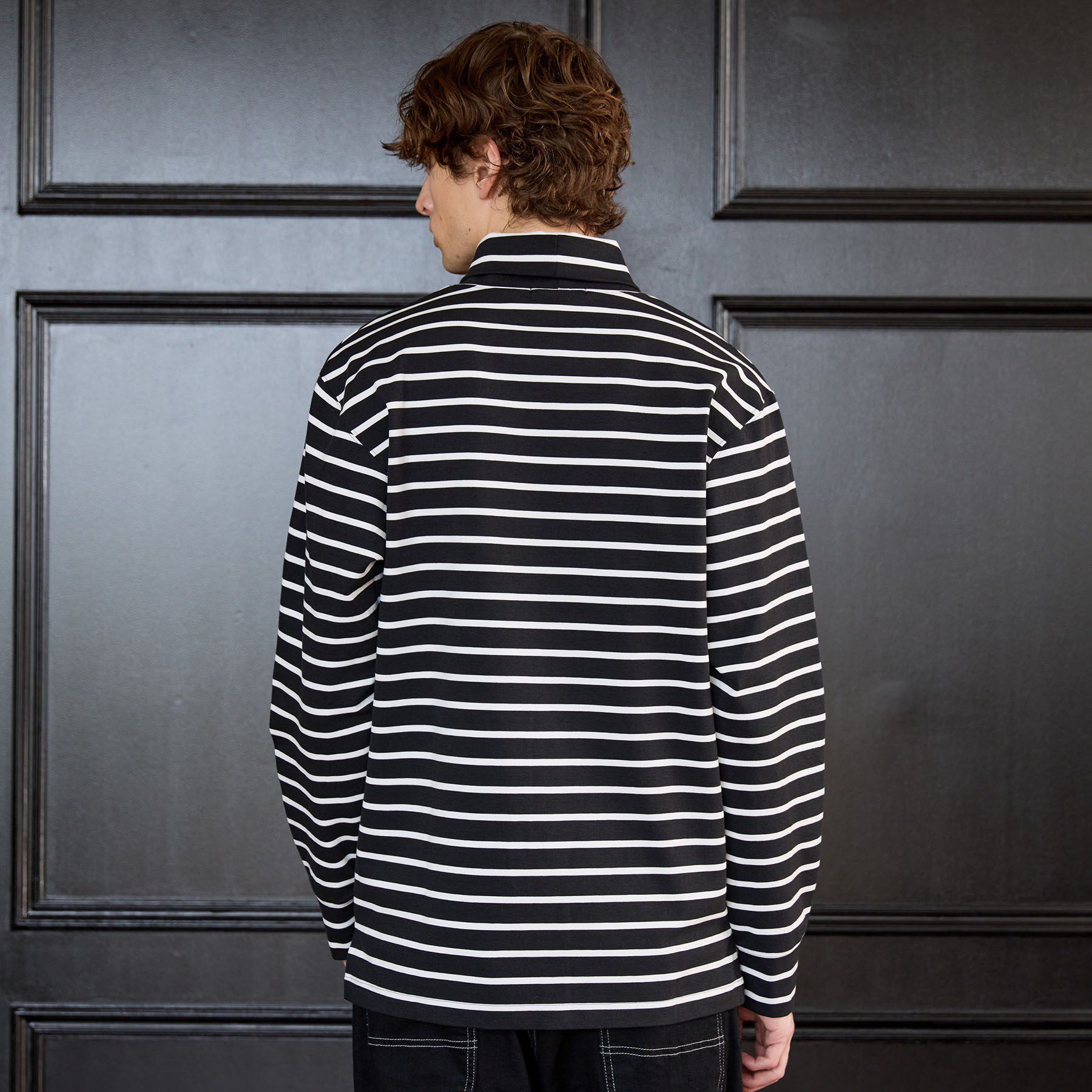 TAKEO KIKUCHI「【BOWLER HAT LABEL】オフタートル プルオーバージャージ」|Tシャツ・カットソー|