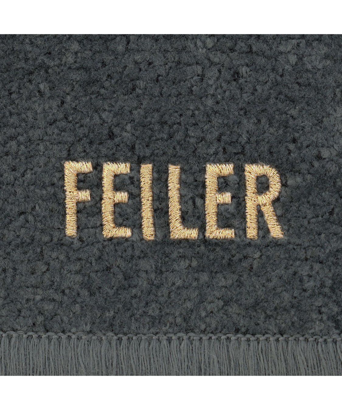 FEILER「ユニ　FEILERロゴ刺繍ハンカチ　UNI-260733」|ハンカチ|