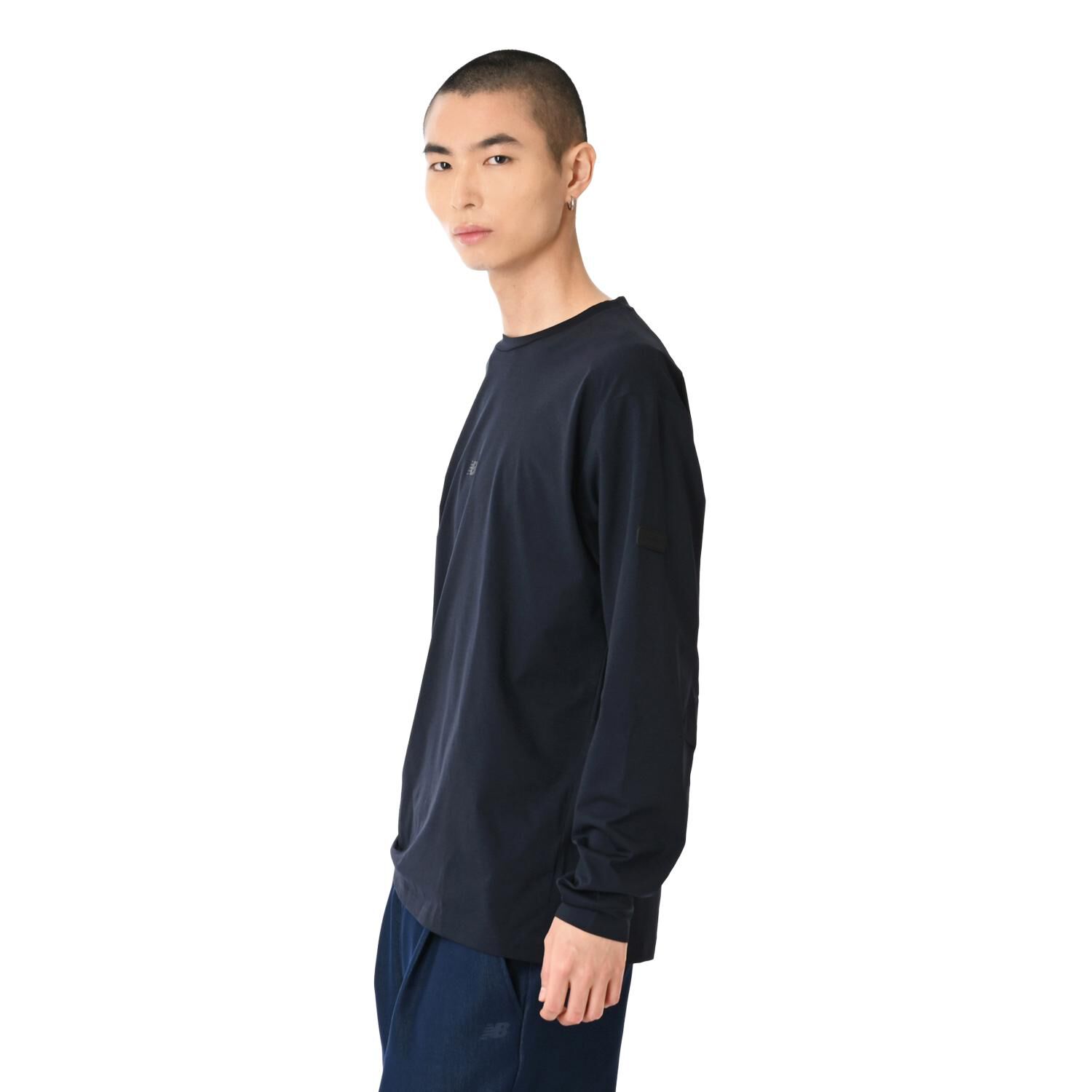NEW BALANCE 「【NEW BALANCEｳｪｱ】M ﾄﾞﾗｲｼﾞｬｰｼﾞｰﾛﾝｸﾞｽﾘｰﾌﾞT」|Tシャツ・カットソー|