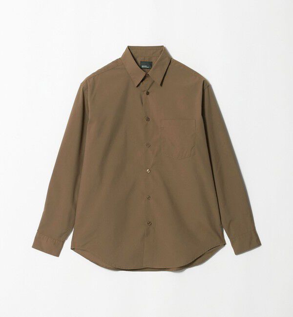 UNITED ARROWS green label relaxing「【WEB限定】JUST fit コットンライク リラックス シルエット 長袖 シャツ」|シャツ・ブラウス|
