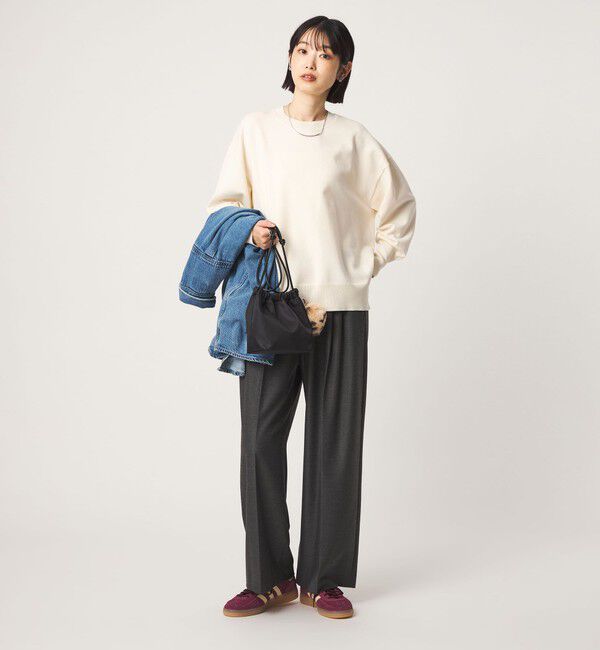 UNITED ARROWS green label relaxing「クルーネック ニット プルオーバー ウォッシャブル」|ニット・セーター|