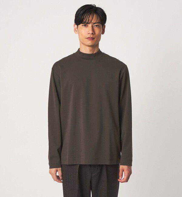 UNITED ARROWS green label relaxing「L/A ポンチ ブラッシュド モックネック カットソー」|Tシャツ・カットソー|