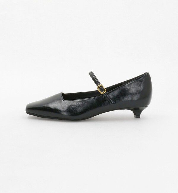 UNITED ARROWS green label relaxing「スクエア ストラップパンプス」|パンプス|BLACK