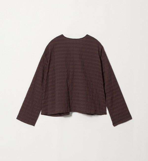UNITED ARROWS green label relaxing「シアー チェック ハオリ ブラウス」|シャツ・ブラウス|