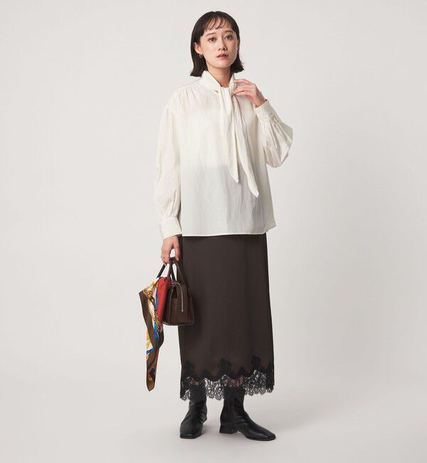 UNITED ARROWS green label relaxing「ボータイ ブラウス」|シャツ・ブラウス|