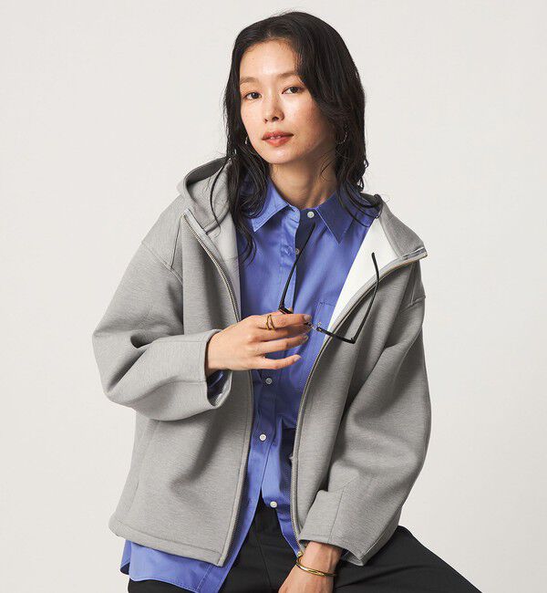 UNITED ARROWS green label relaxing「ダンボール ジップ フーディ」|パーカー|