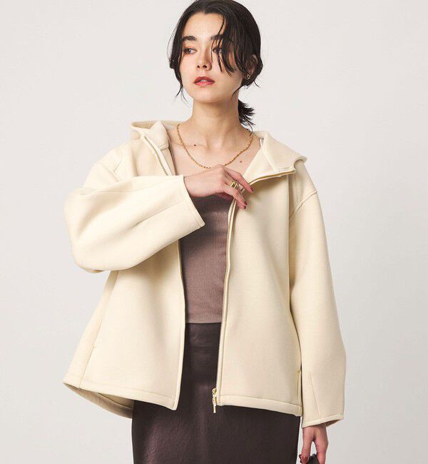 UNITED ARROWS green label relaxing「ダンボール ジップ フーディ」|パーカー|NATURAL