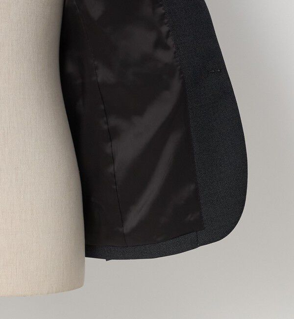 UNITED ARROWS green label relaxing「A+ TWPU バーズアイ 2B スリム セットアップ ジャケット -ストレッチ-」|テーラードジャケット|
