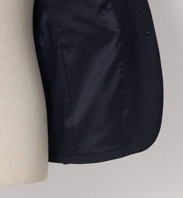 UNITED ARROWS green label relaxing「A+ TWPU バーズアイ 2B スリム セットアップ ジャケット -ストレッチ-」|テーラードジャケット|