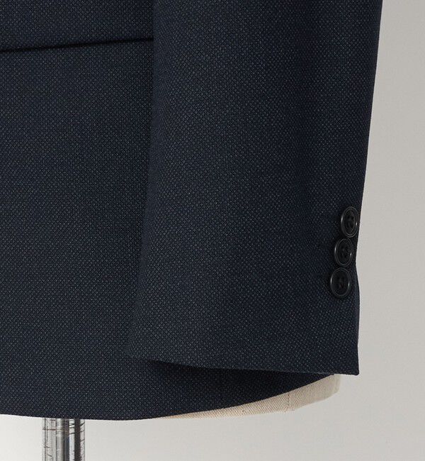 UNITED ARROWS green label relaxing「A+ TWPU バーズアイ 2B スリム セットアップ ジャケット -ストレッチ-」|テーラードジャケット|