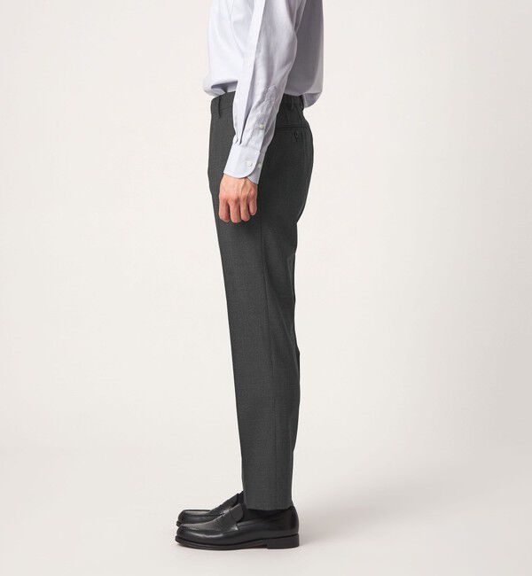 UNITED ARROWS green label relaxing「A+ TWPU バーズアイ アジャスター NP セットアップ パンツ スラックス -ストレッチ-」|スラックス|