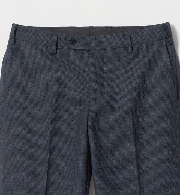 UNITED ARROWS green label relaxing「A+ TWPU バーズアイ アジャスター NP セットアップ パンツ スラックス -ストレッチ-」|スラックス|