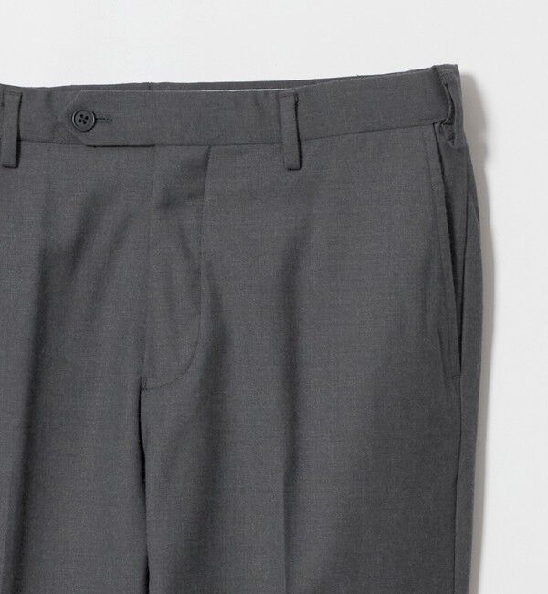 UNITED ARROWS green label relaxing「TWPU サキソニー スタンダード スラックス -ストレッチ・ウエストアジャスター-」|スラックス|