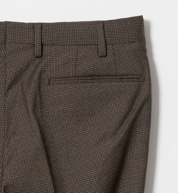 UNITED ARROWS green label relaxing「TWPU サキソニー スタンダード スラックス -ストレッチ・ウエストアジャスター-」|スラックス|