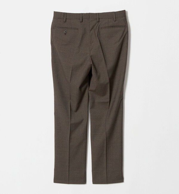 UNITED ARROWS green label relaxing「TWPU サキソニー スタンダード スラックス -ストレッチ・ウエストアジャスター-」|スラックス|