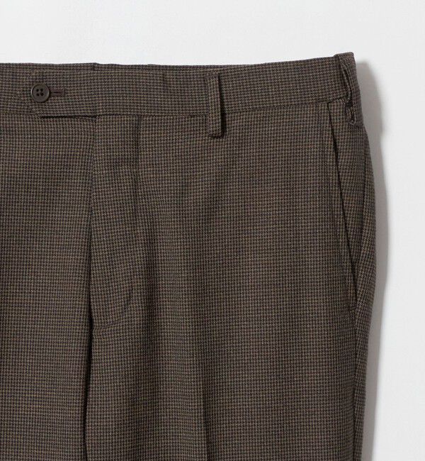 UNITED ARROWS green label relaxing「TWPU サキソニー スタンダード スラックス -ストレッチ・ウエストアジャスター-」|スラックス|