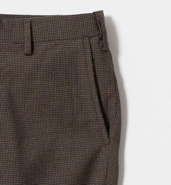 UNITED ARROWS green label relaxing「TWPU サキソニー スタンダード スラックス -ストレッチ・ウエストアジャスター-」|スラックス|