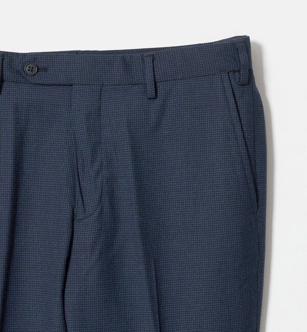UNITED ARROWS green label relaxing「TWPU サキソニー スタンダード スラックス -ストレッチ・ウエストアジャスター-」|スラックス|