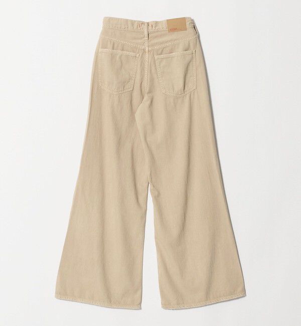 BEAUTY&YOUTH UNITED ARROWS「【別注】＜NEEDBY heritage＞ワイドフレア デニムパンツ/ベージュ」|デニム|