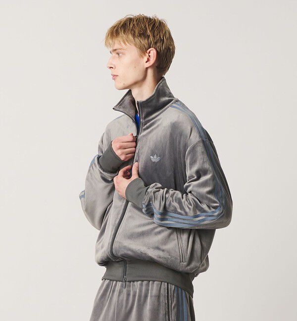 BEAUTY&YOUTH UNITED ARROWS「【別注】＜adidas Originals＞ベロア トラック トップ」|カーディガン|DK.GRAY