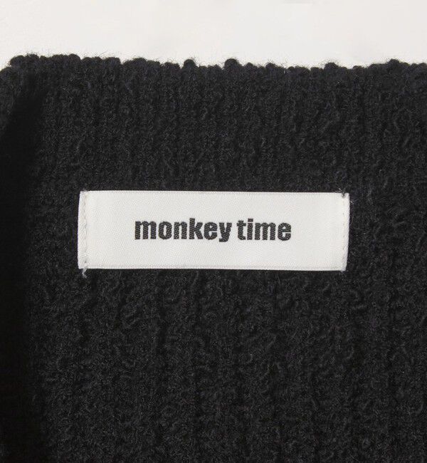 MONKEY TIME「スラブ ウール ナイロン プレーティング ポロシャツ」|ニット・セーター|