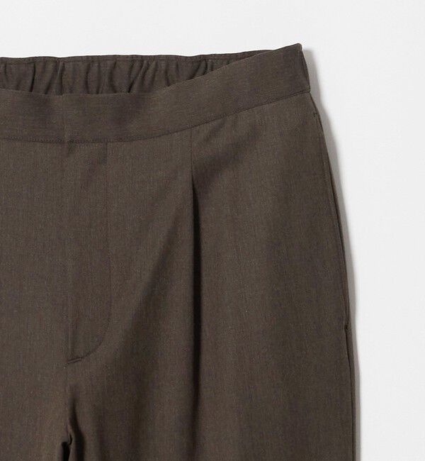 BEAUTY&YOUTH UNITED ARROWS「ウール 1プリーツ テーパード イージー パンツ NO.5 ストレッチ」|チノ|