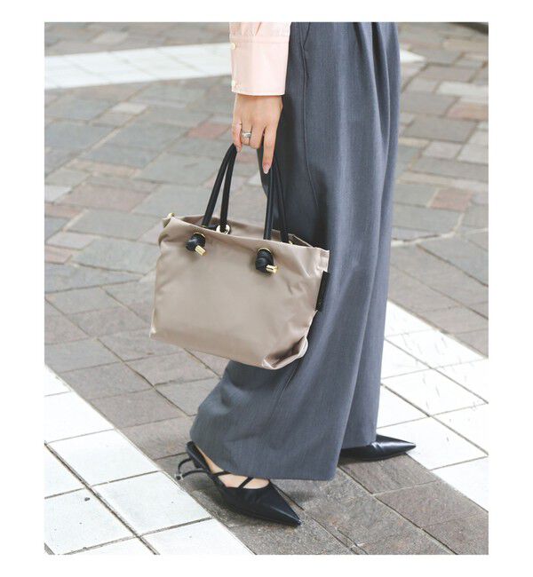 BEAMS SELECTION for WOMEN「VIOLAd&rsquo;ORO / BIANCA ナイロン トートバッグ S」|トートバッグ|