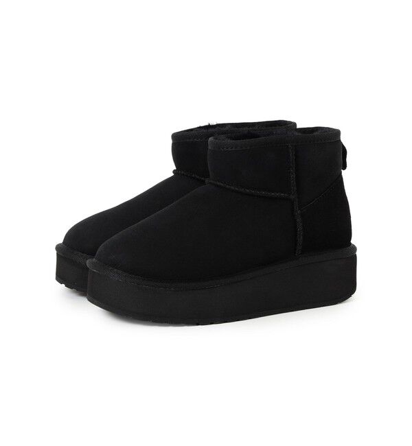 Ray BEAMS 「【WEB限定】EMU / STINGER MICRO FLATFORM 2.0」|ショートブーツ|
