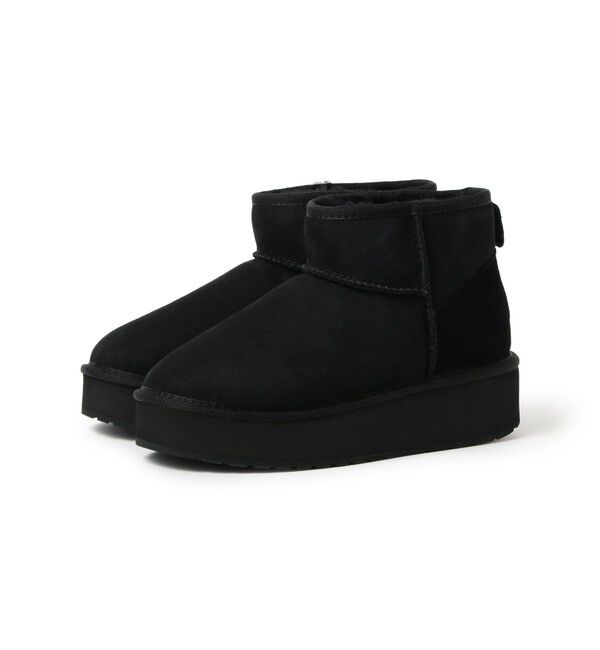 Ray BEAMS 「【WEB限定】EMU / STINGER MICRO FLATFORM 2.0」|ショートブーツ|