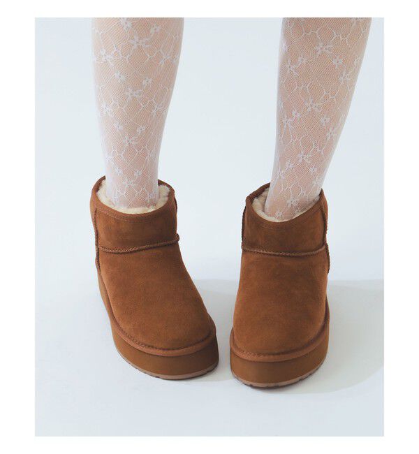 Ray BEAMS 「【WEB限定】EMU / STINGER MICRO FLATFORM 2.0」|ショートブーツ|