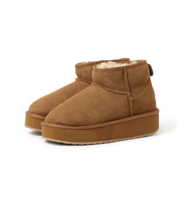 Ray BEAMS 「【WEB限定】EMU / STINGER MICRO FLATFORM 2.0」|ショートブーツ|