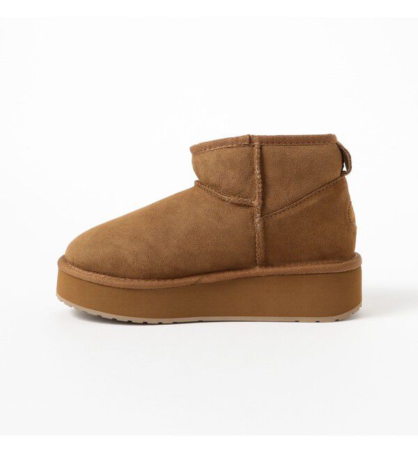 Ray BEAMS 「【WEB限定】EMU / STINGER MICRO FLATFORM 2.0」|ショートブーツ|