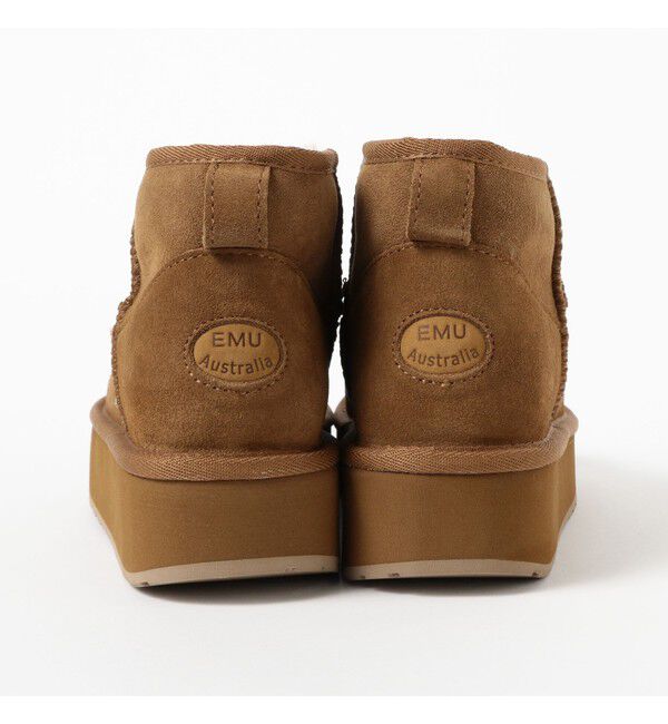 Ray BEAMS 「【WEB限定】EMU / STINGER MICRO FLATFORM 2.0」|ショートブーツ|
